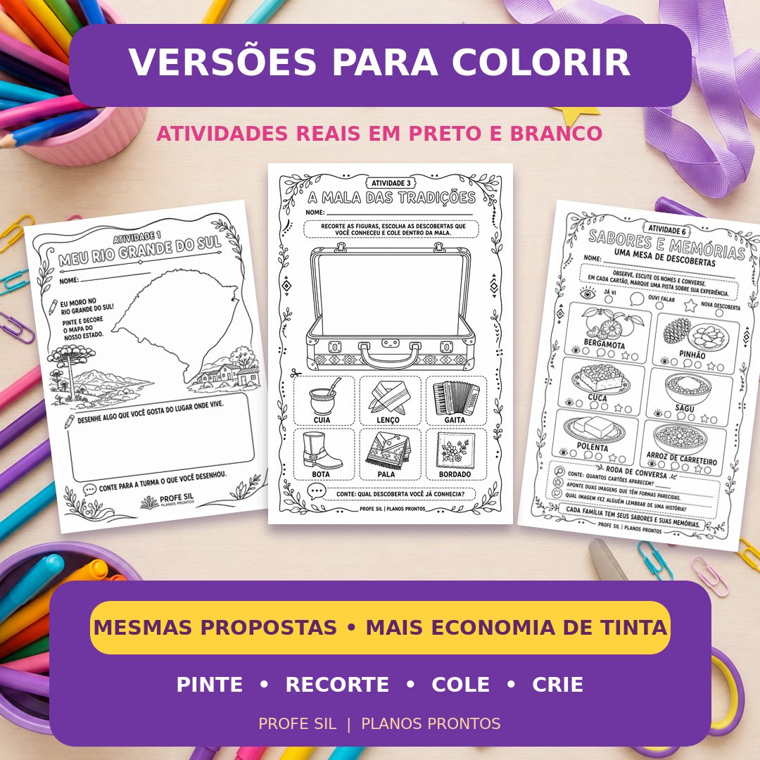 Kit Pequenos Gaúchos- Educação Infantil - Imagem 3