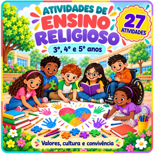 Atividades de Ensino Religioso — 3º, 4º e 5º anos EF