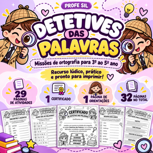 DETETIVES DAS PALAVRAS — MISSÕES DE ORTOGRAFIA